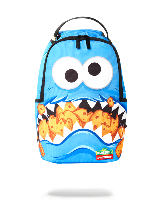 MINI COOKIE MONSTER SHARK BACKPACK