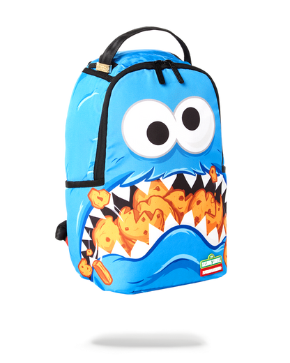 MINI COOKIE MONSTER SHARK BACKPACK
