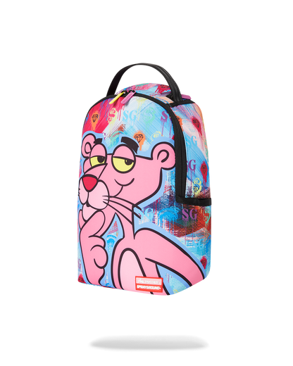 SMALL BACKPACK: PINK PANTHER ART CLASS