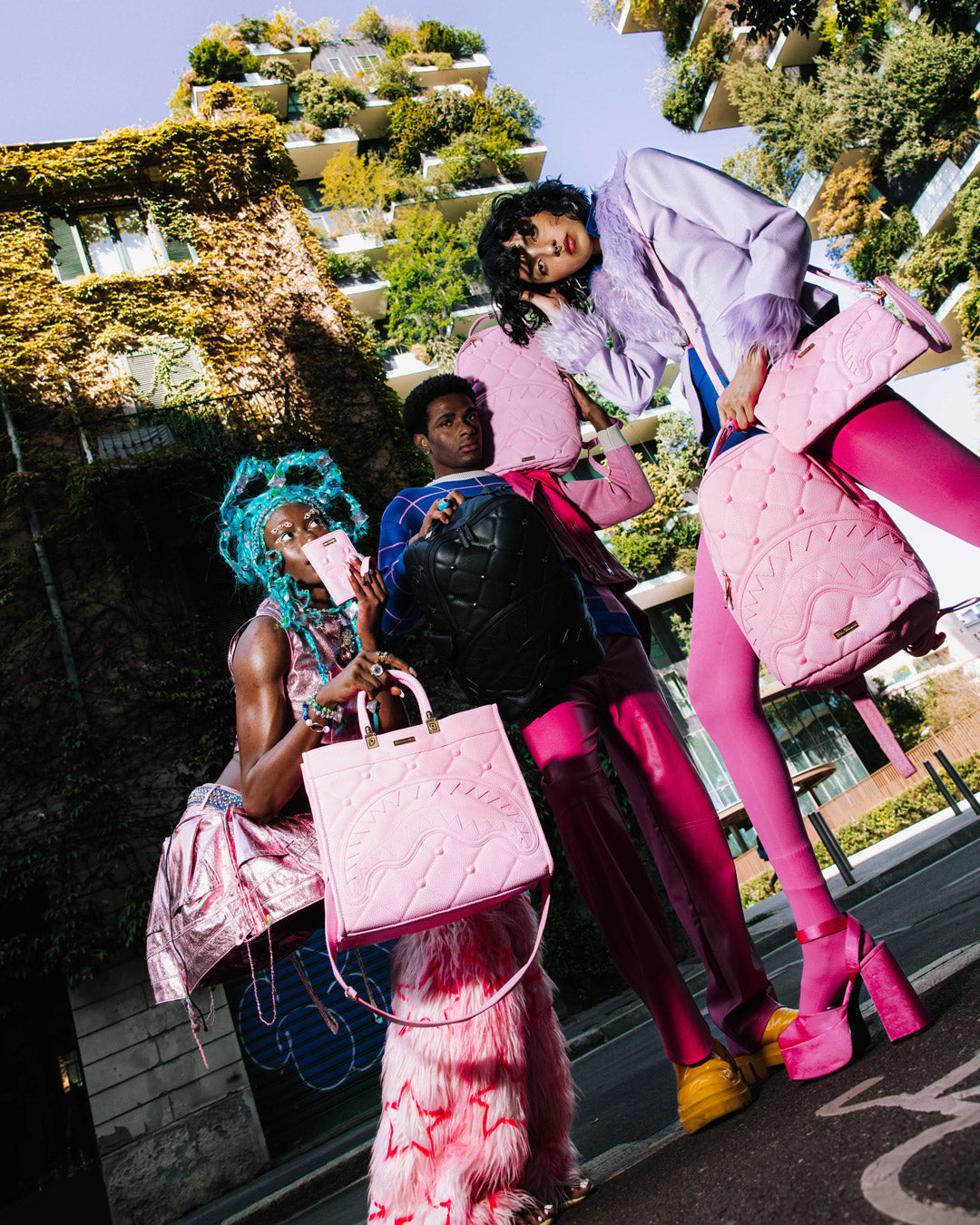 SORBET STUNNA BEAR STUD MINI BACKPACK