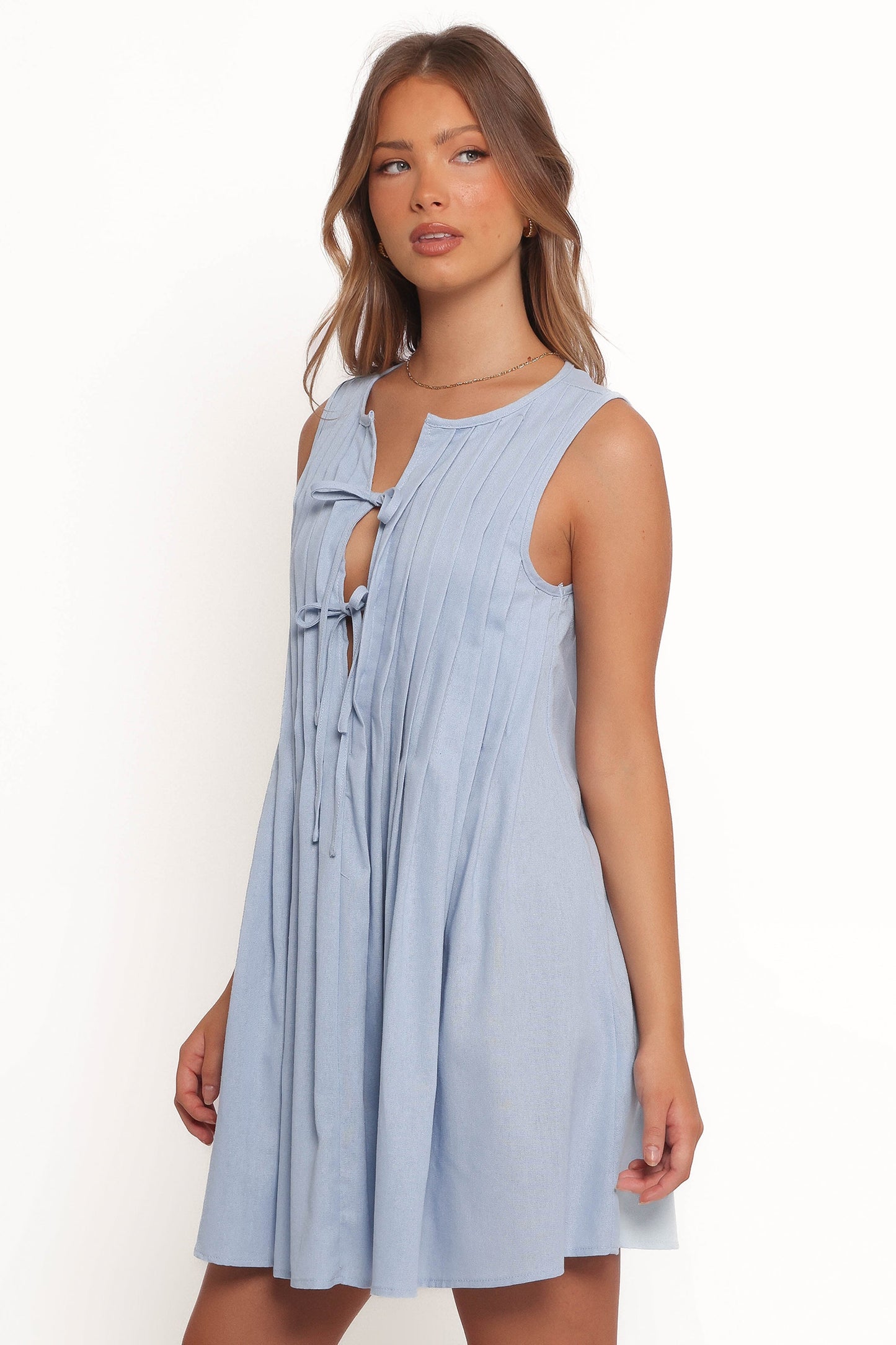 Madeline Mini Dress - Blue
