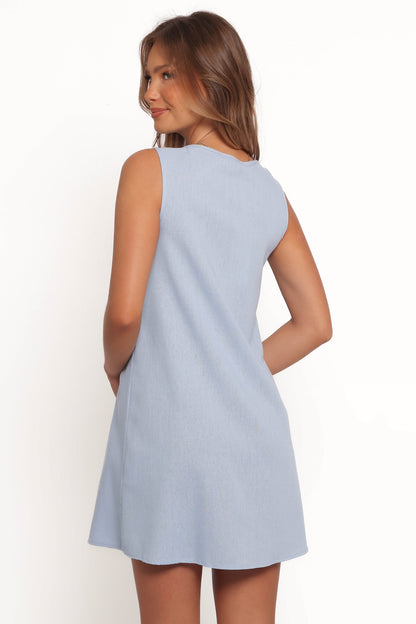 Madeline Mini Dress - Blue