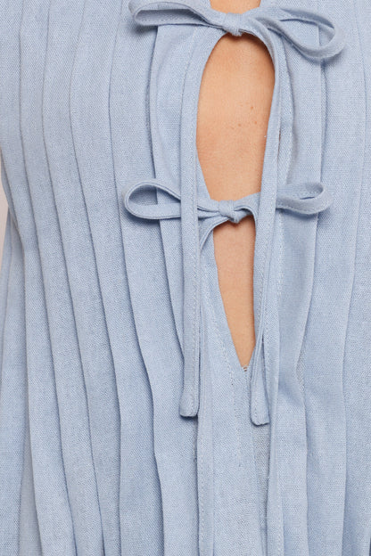 Madeline Mini Dress - Blue