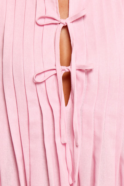 Madeline Mini Dress - Pale Pink