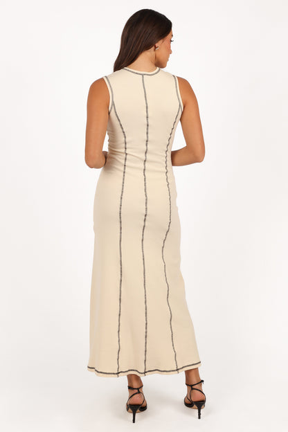 Mae Midi Dress - Cream