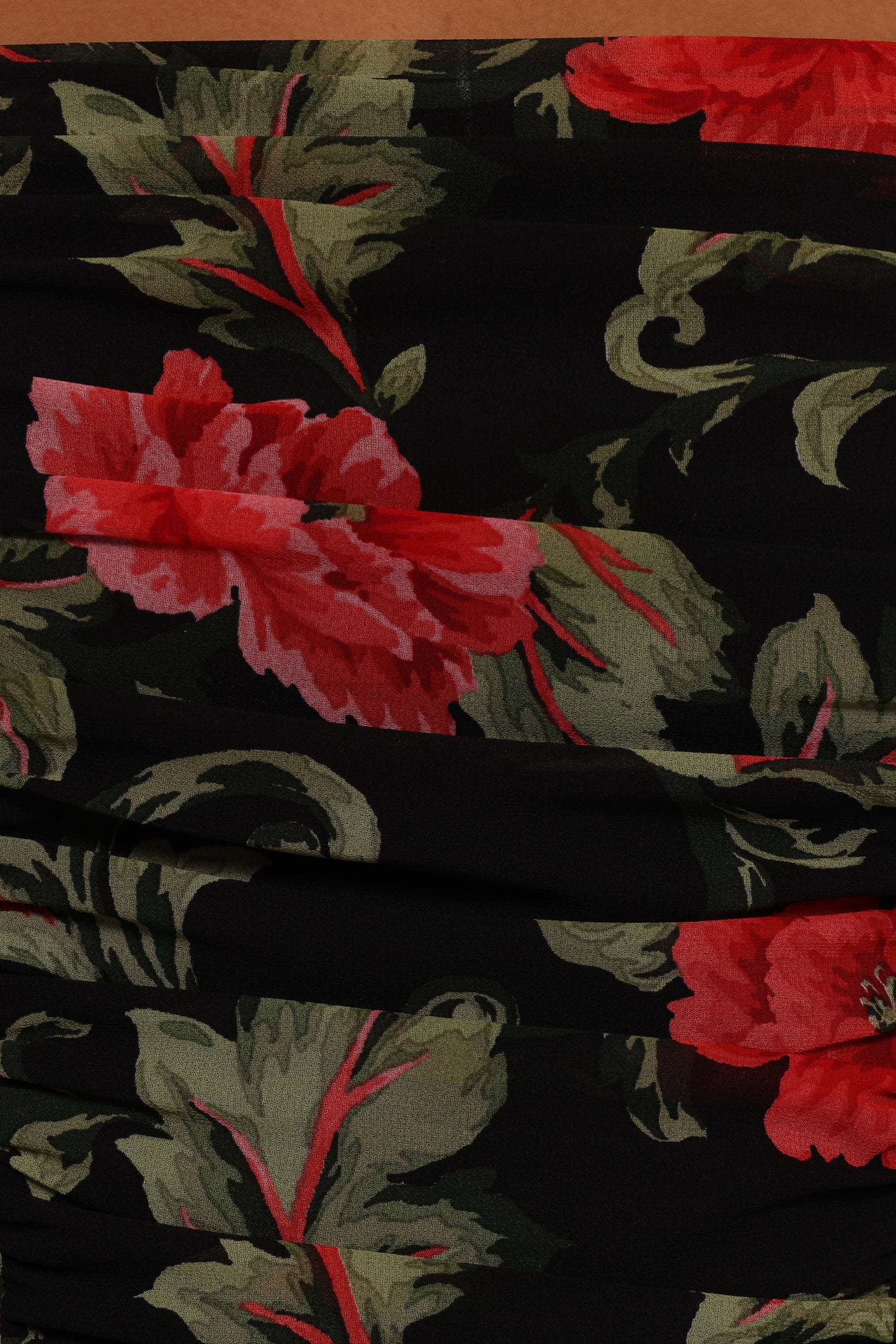 Maia Long Sleeve Top - Black Floral