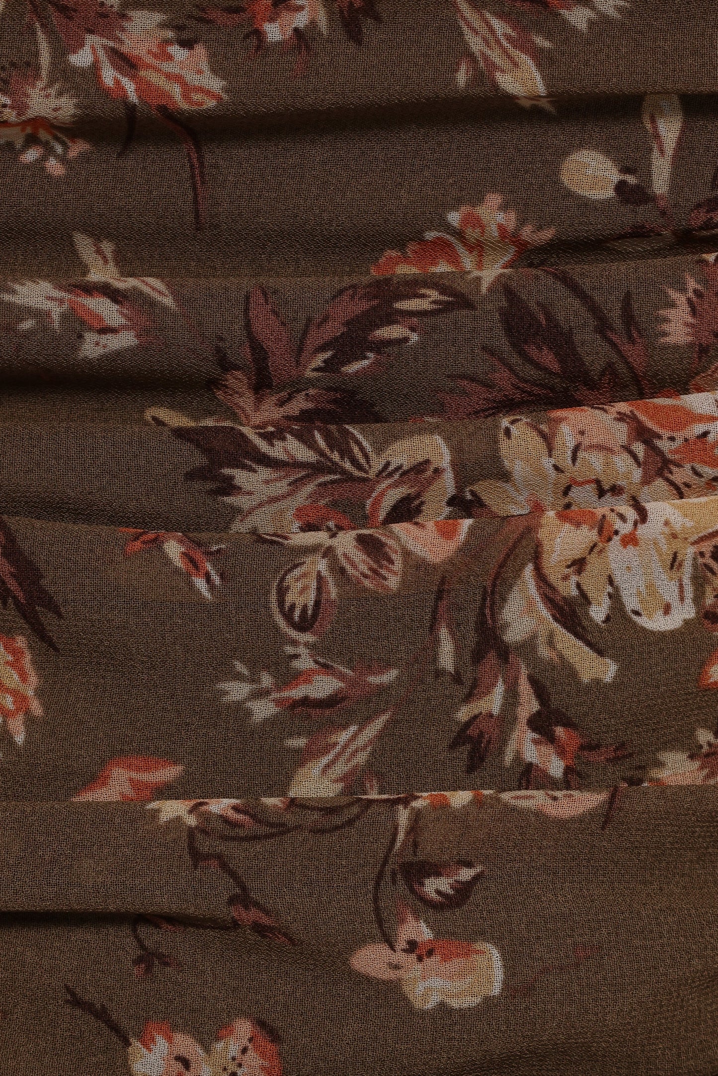 Maia Long Sleeve Top - Olive Floral