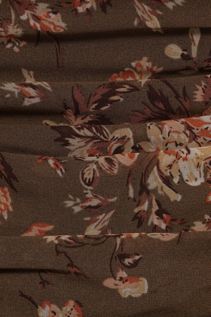 Maia Long Sleeve Top - Olive Floral