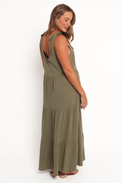 Marcy Midi Dress - Olive