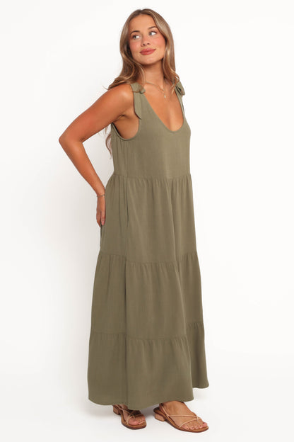 Marcy Midi Dress - Olive