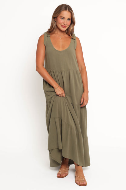 Marcy Midi Dress - Olive