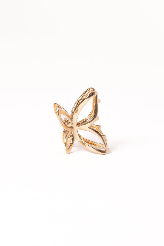 Mariposa Hair Clip - Gold