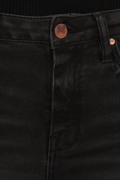 Marlow Mid Rise Crop Flare Jeans - Psych