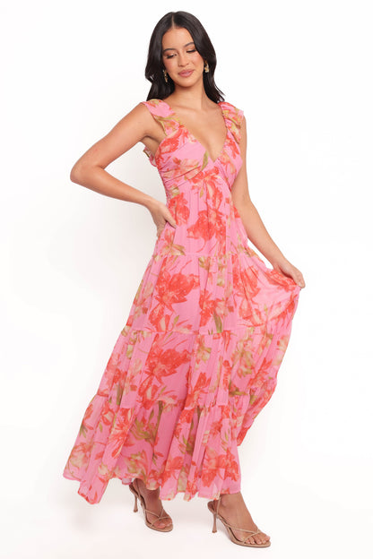 Matteah Maxi Dress - Tropical Floral