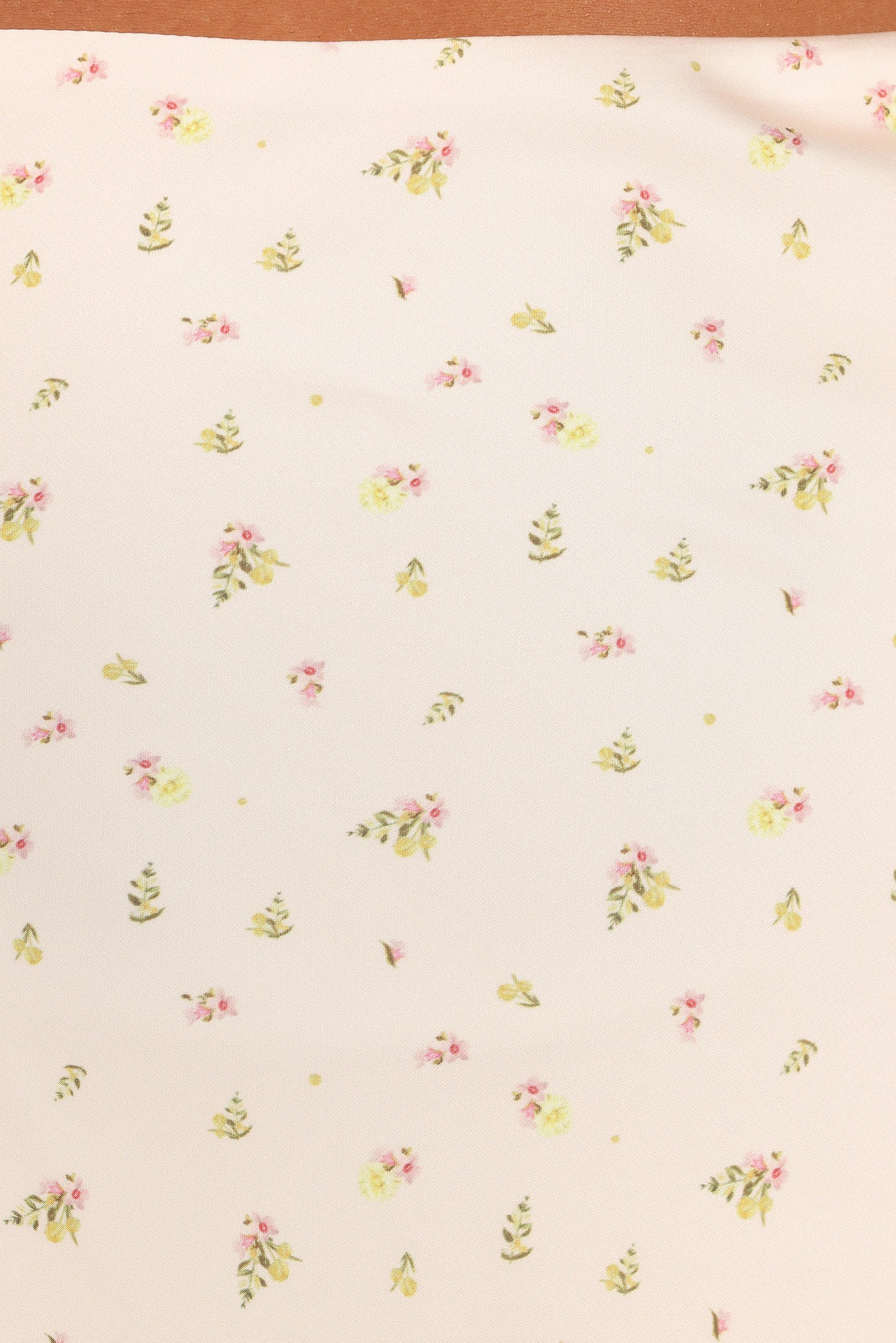 Mei Satin Midi Skirt - Tiny Blooms