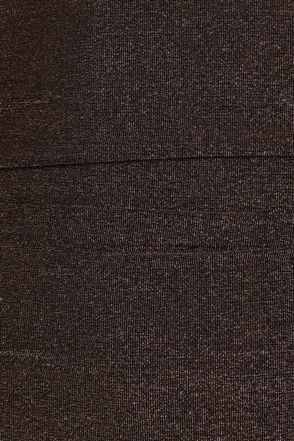 Priya Maxi Dress - Brown Shimmer