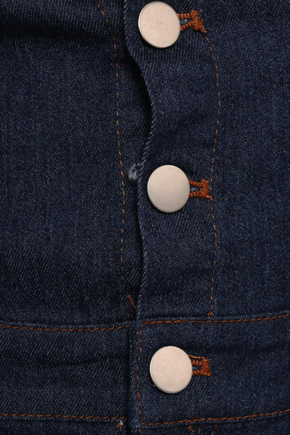 Melissa Strapless Dress - Medium Denim