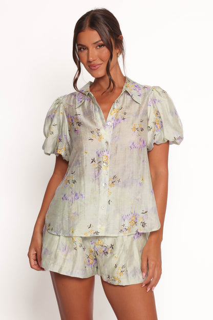 Mimii Short Set - Light Sage