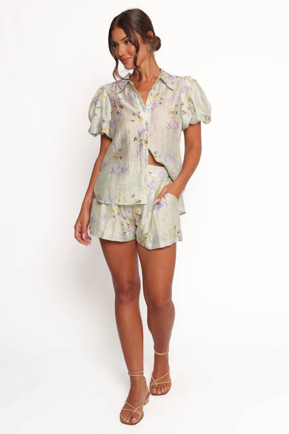 Mimii Short Set - Light Sage