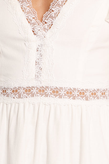 Minny Maxi Dress - Cream