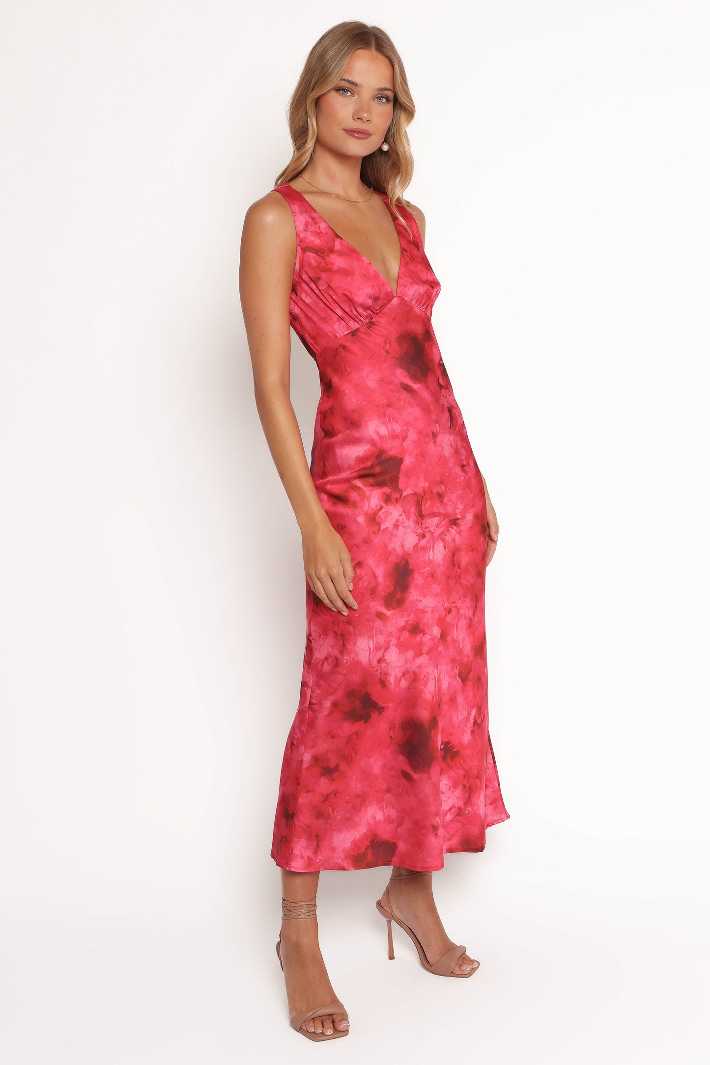 Mirae Maxi Dress - Red