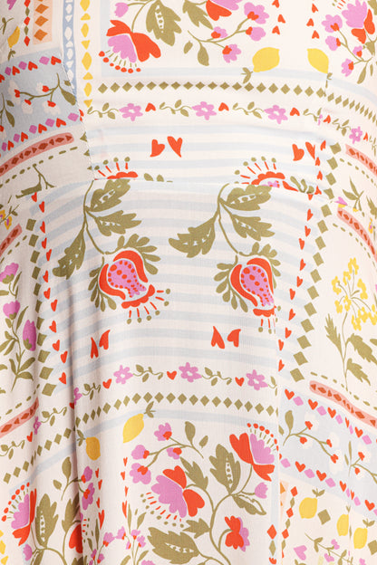 Mireille Maxi Dress - Multi Floral