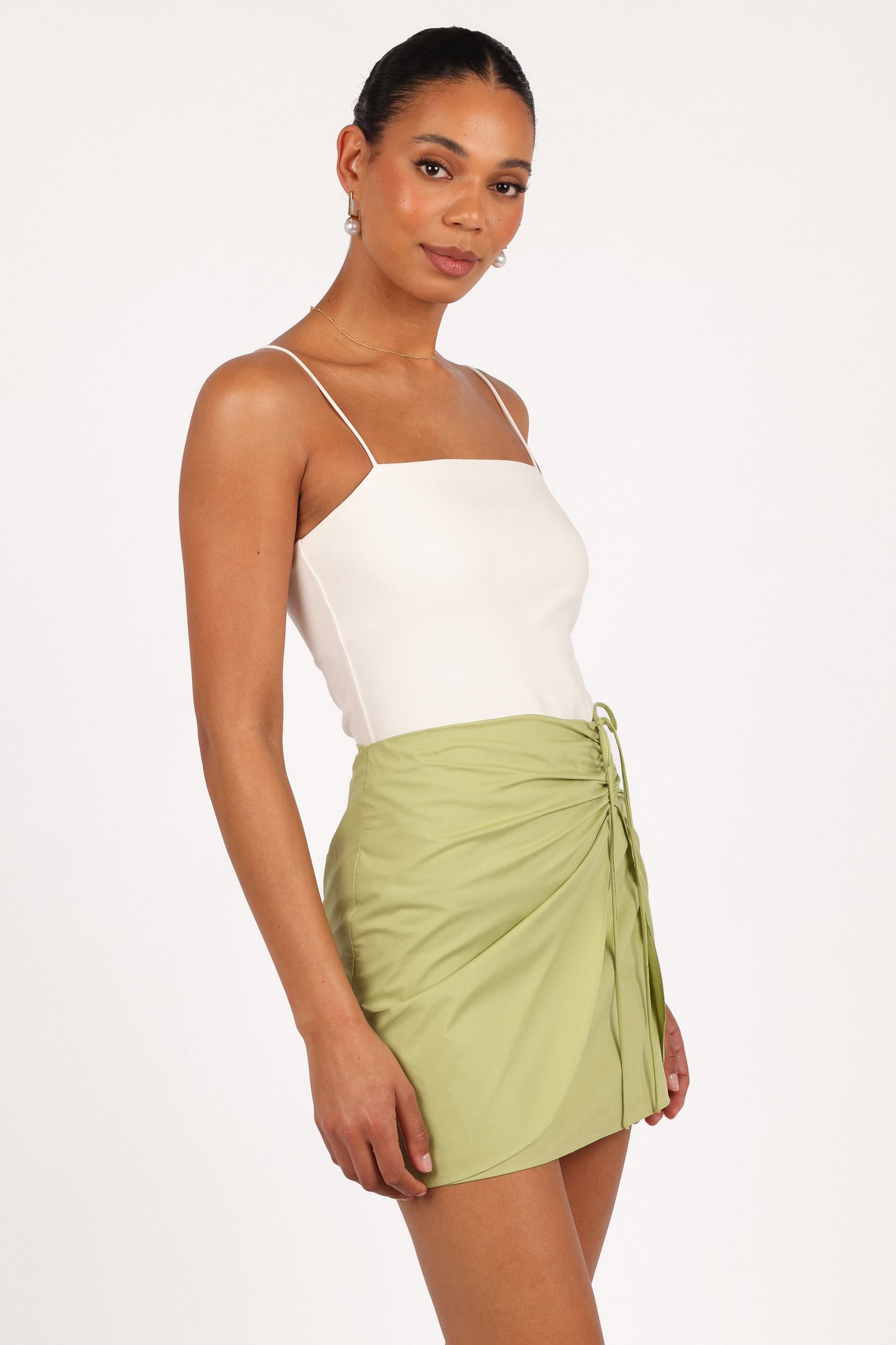 Mirha Mini Skirt - Meadow Green