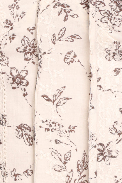 Monira Top - Brown Ivory