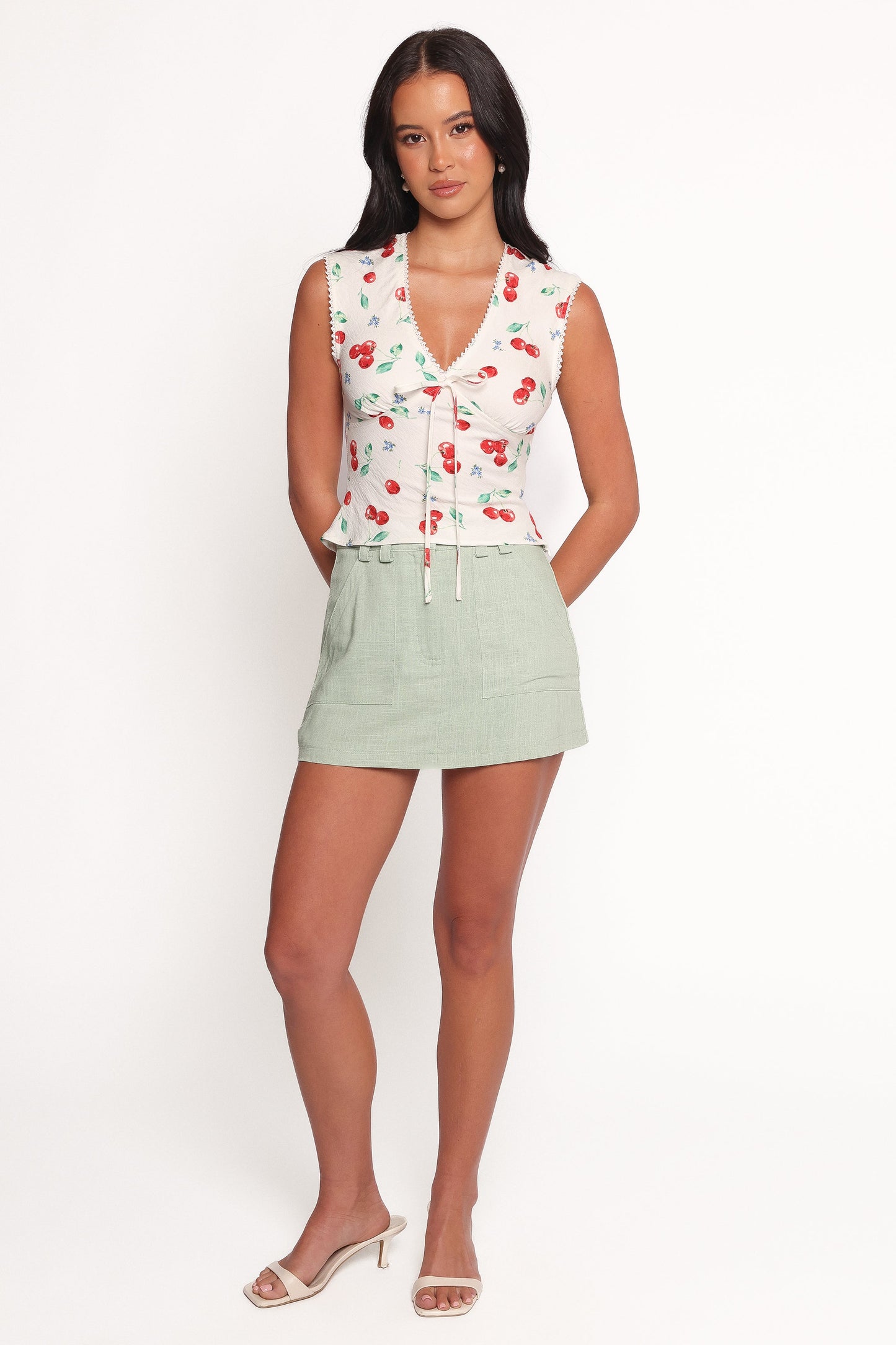 Morgan Top - Starlight Cherry