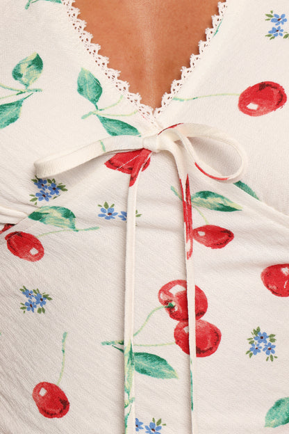 Morgan Top - Starlight Cherry