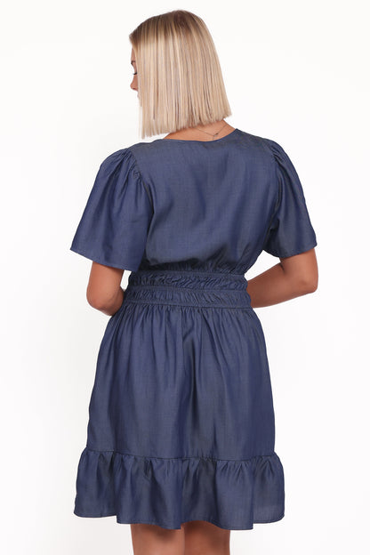 Morwenna Mini Dress - Chambray