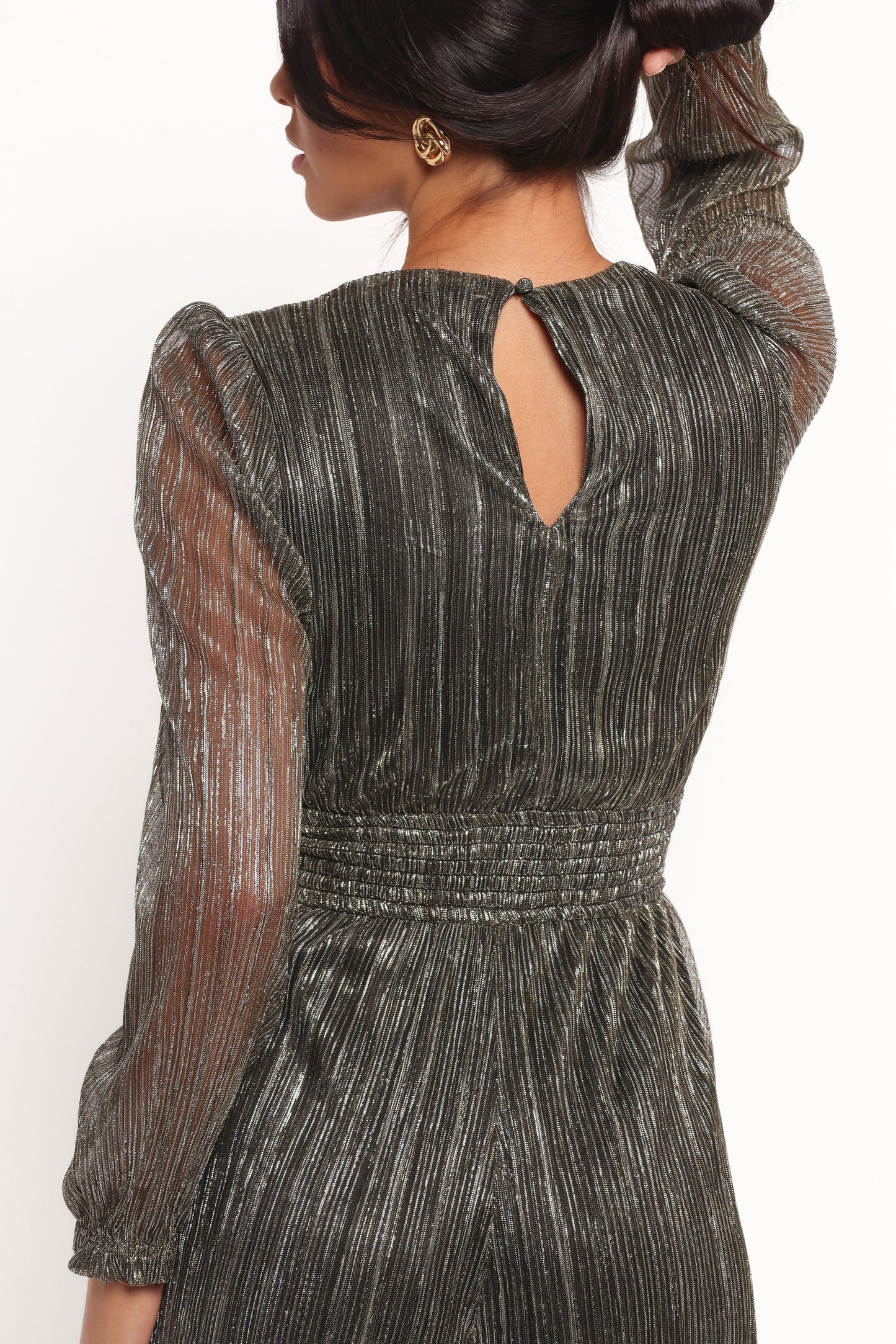 Mossie Long Sleeve Jumpsuit - Moonlight Gold