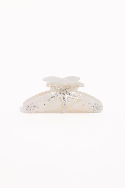 Myrtle Hair Clip - Pearl