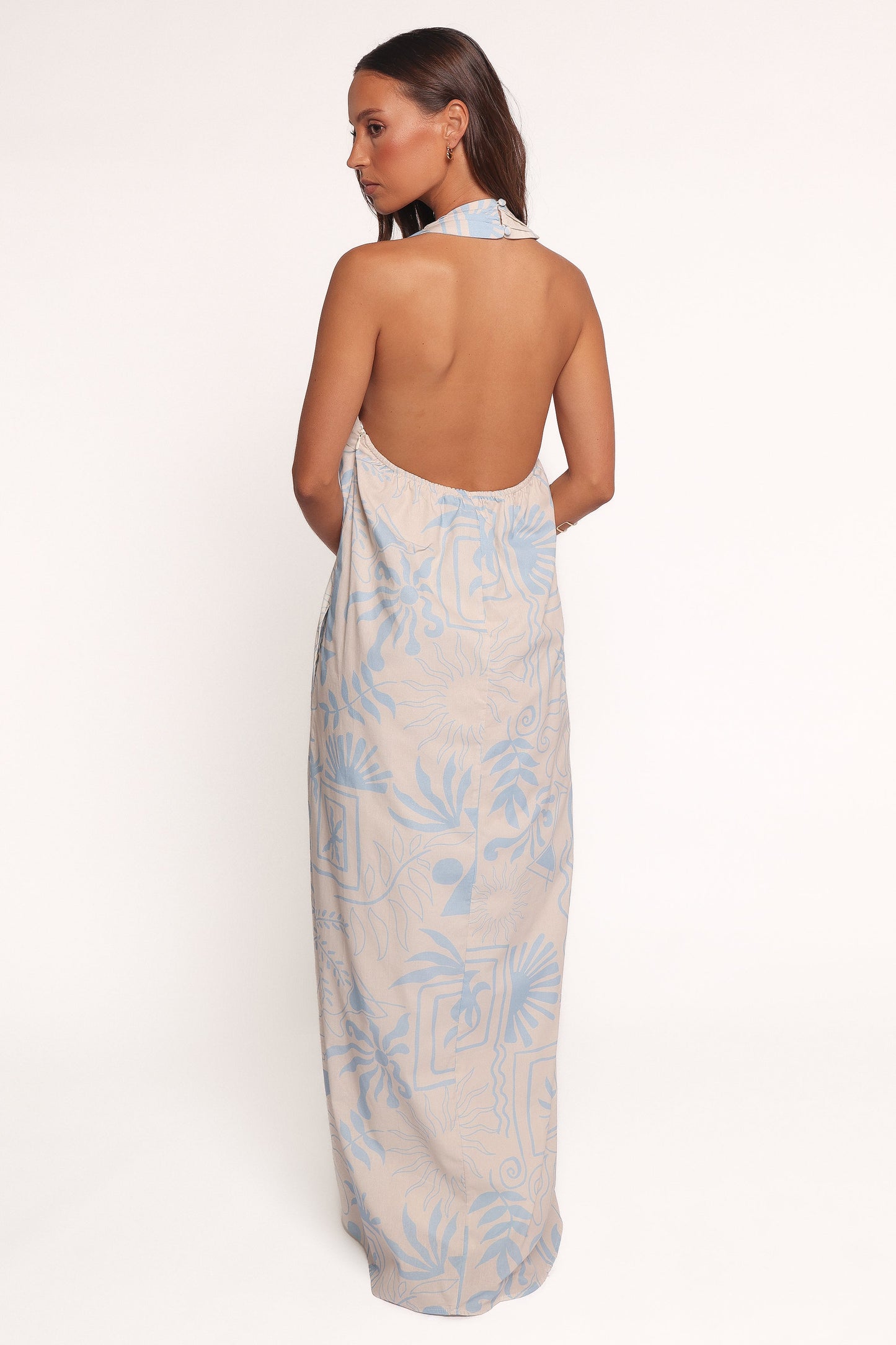 Naida Maxi Dress - Blue Soleil