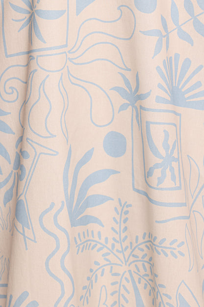 Naida Maxi Dress - Blue Soleil