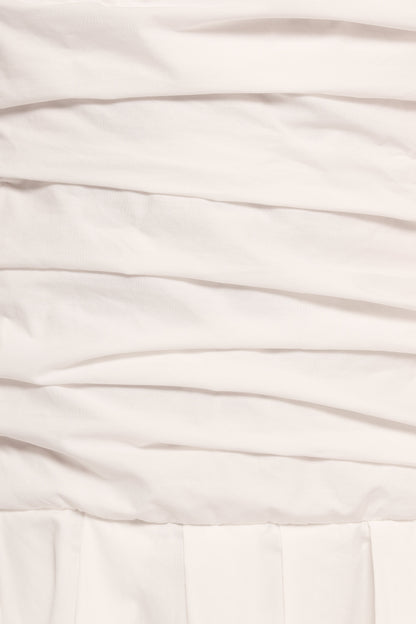 Nell Strapless Maxi Dress - White