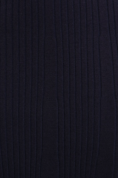 Neya Knit Skirt Set - Navy