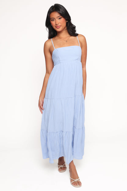 Nina Maxi Dress - Dusty Blue