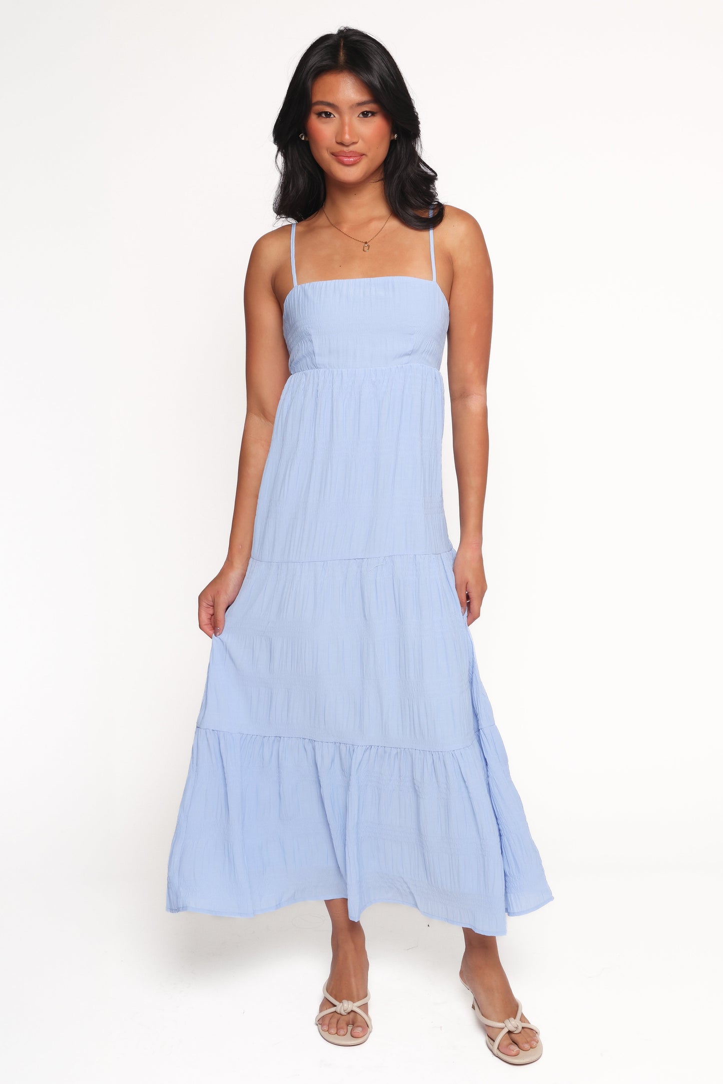 Nina Maxi Dress - Dusty Blue