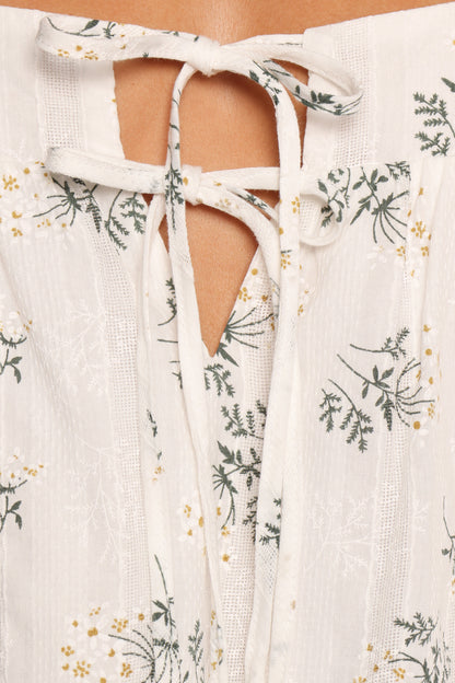 Noemie Top - White Green