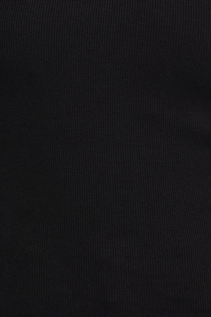 Nysa One Shoulder Top - Black