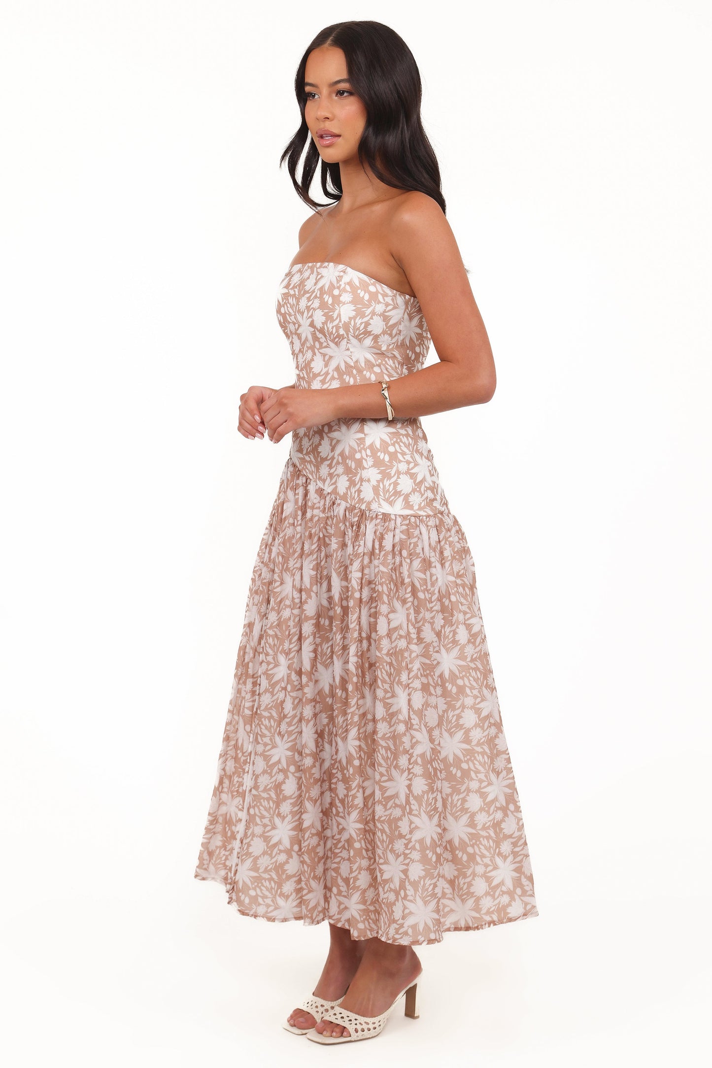 Nyx Strapless Maxi Dress - Mocha