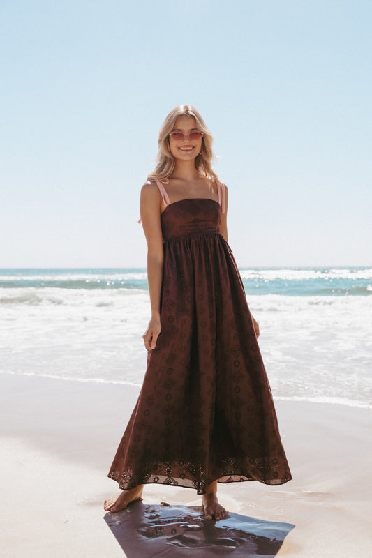 Odessa Maxi Dress - Brown