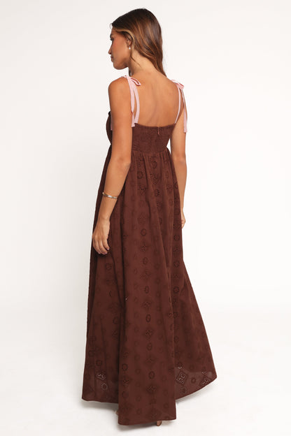 Odessa Maxi Dress - Brown
