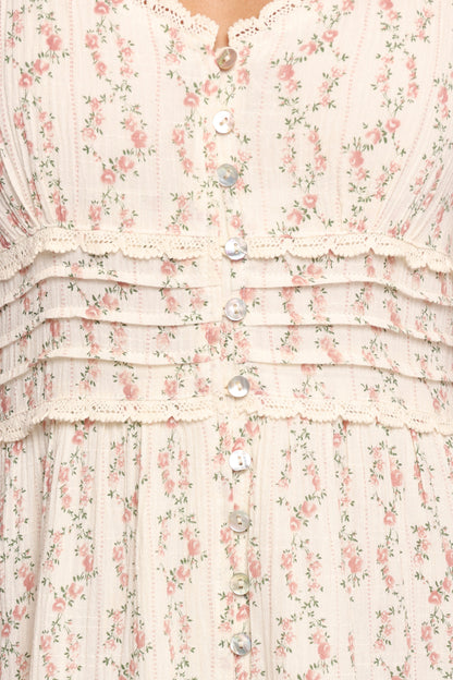 Orlaith Maxi Dress - Rose Garden