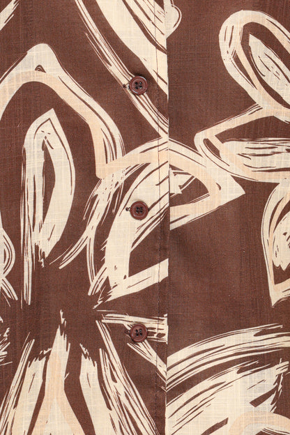 Pacifica Shorts - Chocolate Floral