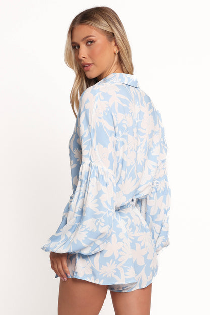 Pali Romper - Blue Floral