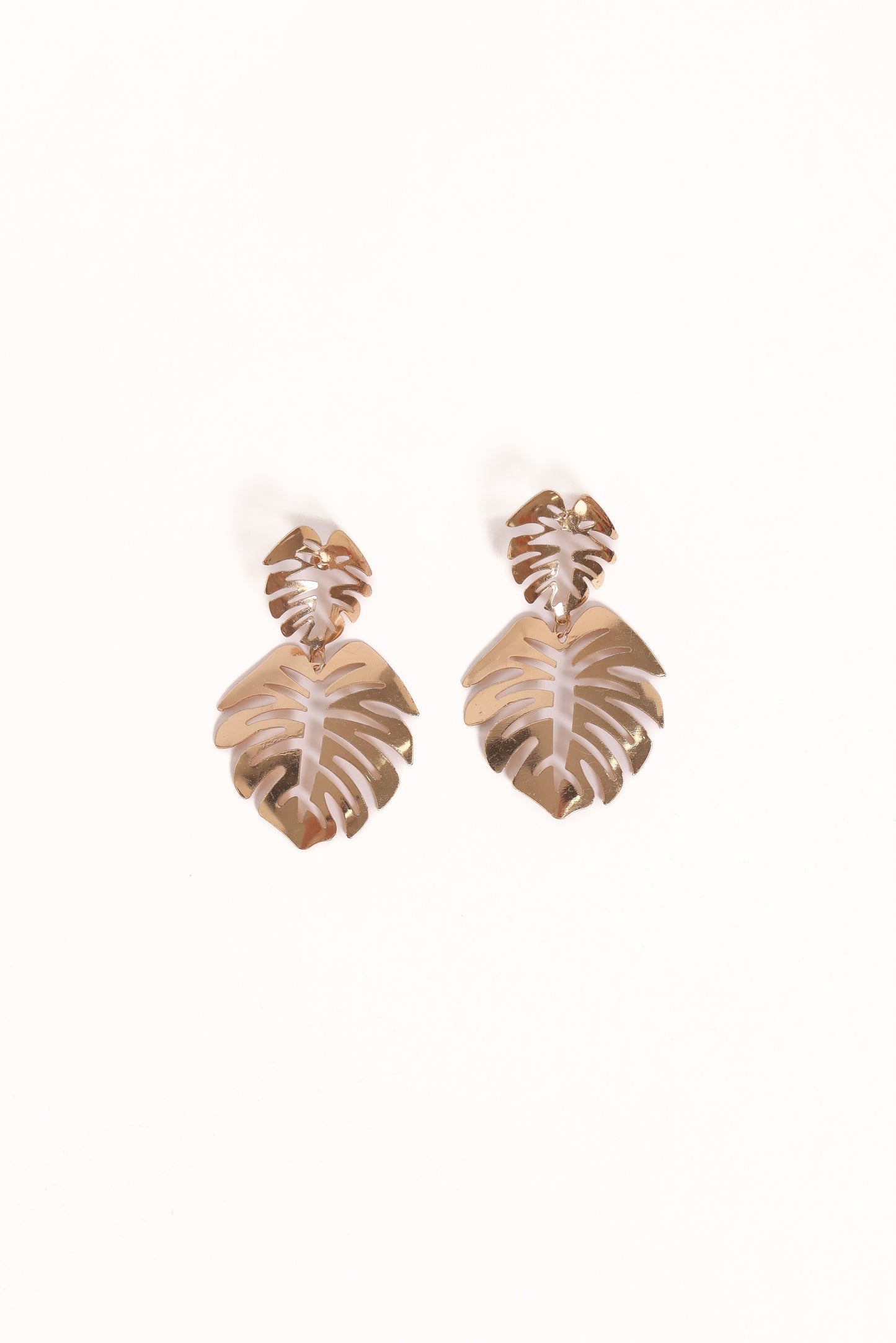 Palm Earrings - Gold
