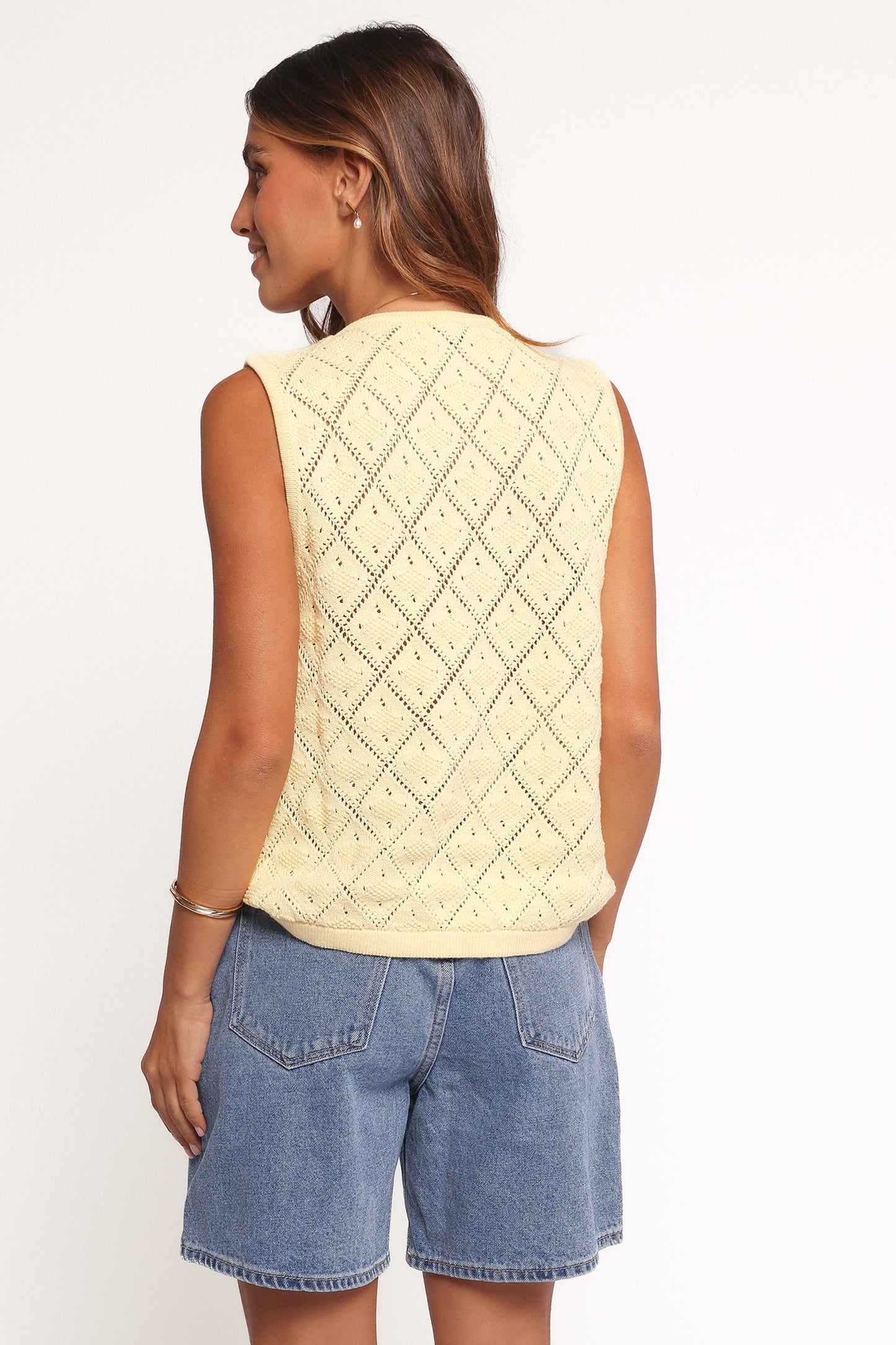 Palma Knit Top - Butter Yellow