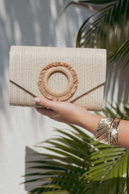 Panama Clutch - Sand
